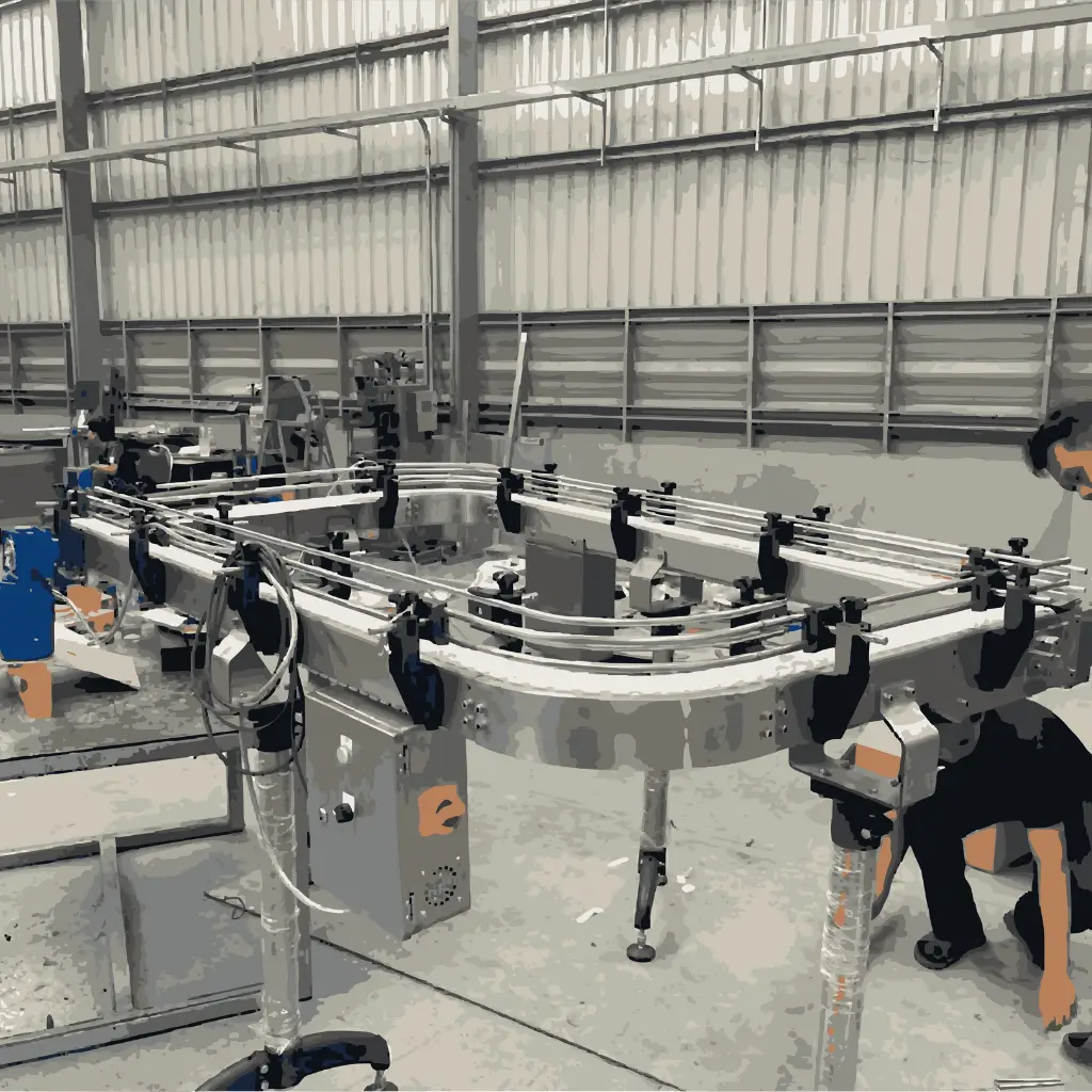 AK Global Business ผู้ผลิต CNC Machine Cover สายพานลำเลียง และตู้คอนโทรลอุตสาหกรรม CNC Way Cover สายพานลำเลียง